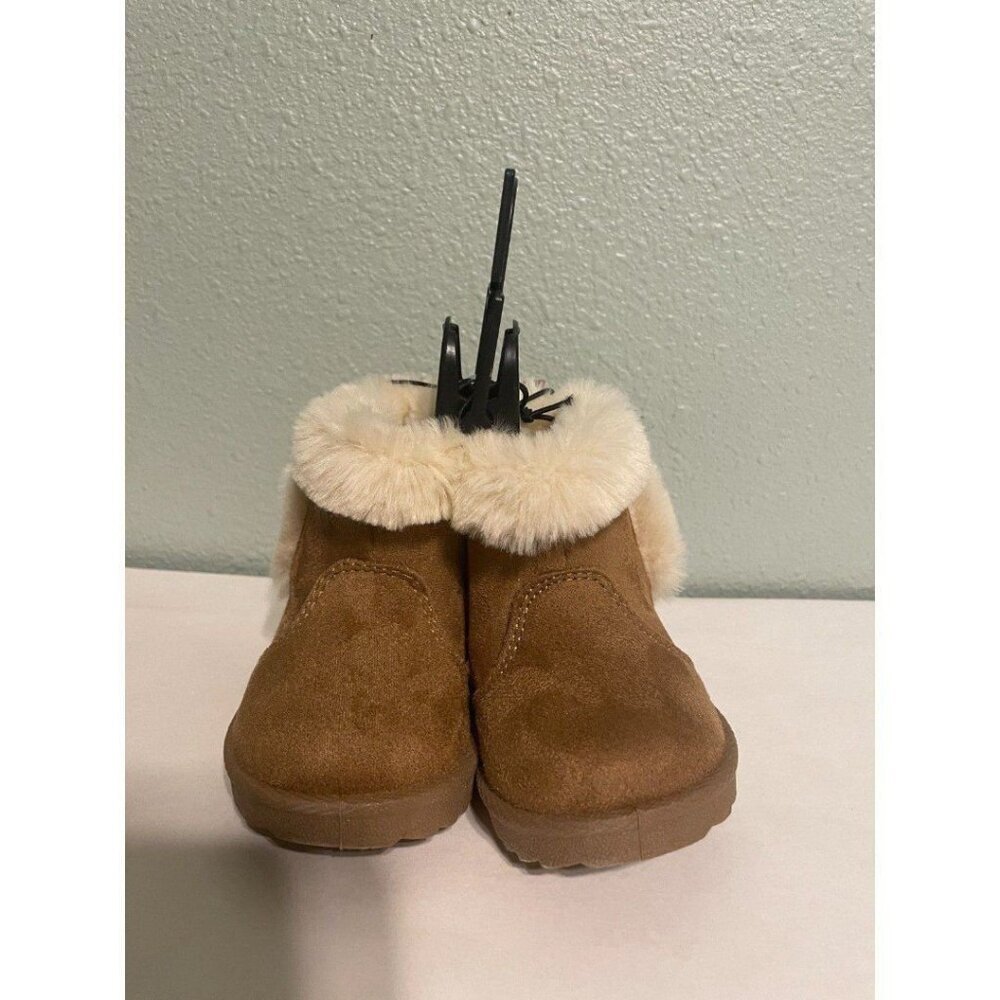 Wonder Nation Baby Girl Faux Shearling Boot Size 2 New - Picture 3 of 7